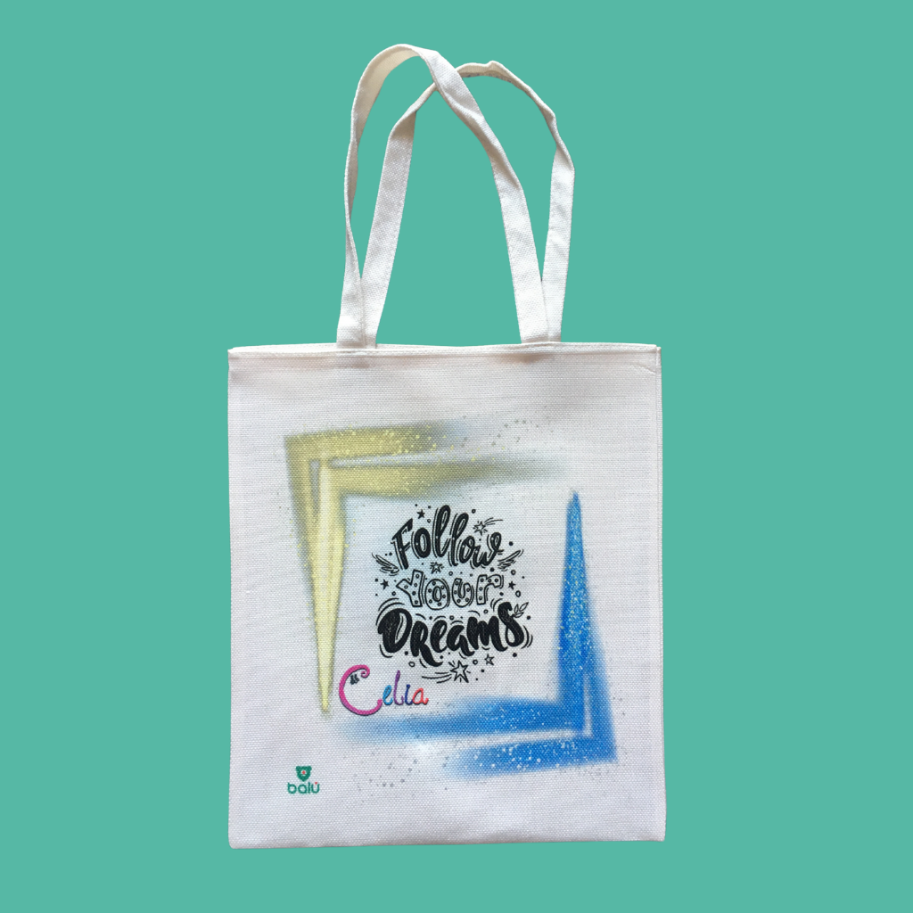 Bolsa de Lino Personalizable – Tipo Tote Bag