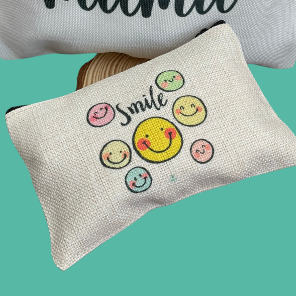 Monedero de Lino Personalizado – Práctico, Natural y Único