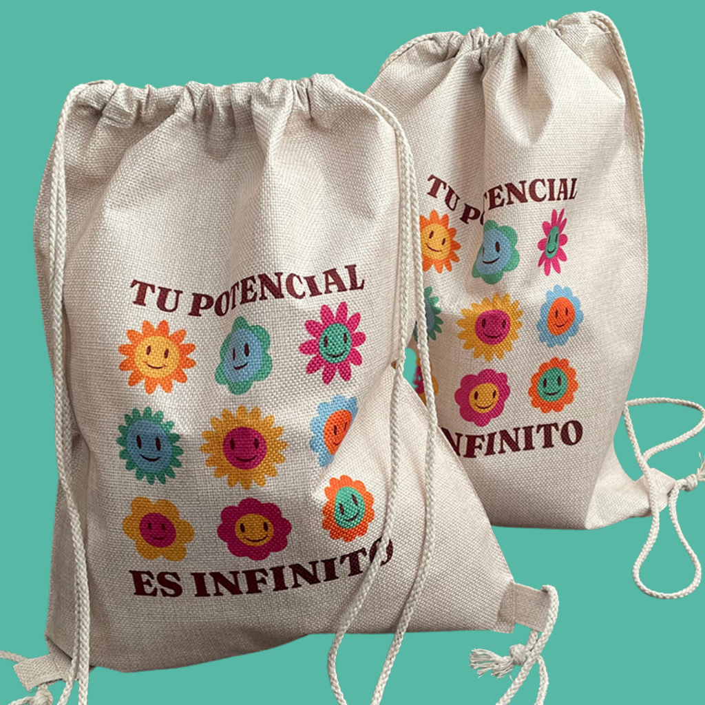Mochila Personalizada de Cuerdas - Impresión a Todo Color