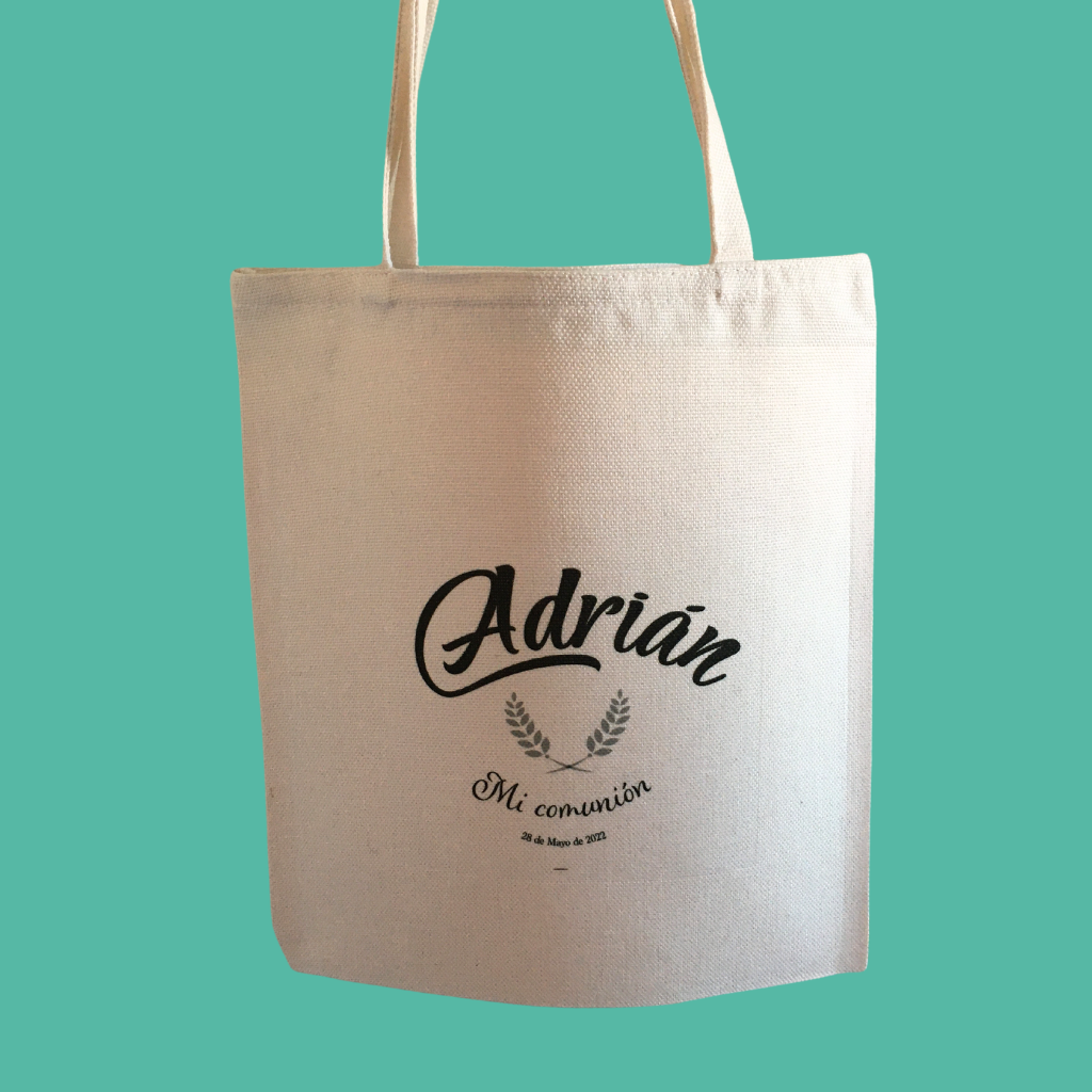 Bolsa de Lino Personalizable – Tipo Tote Bag