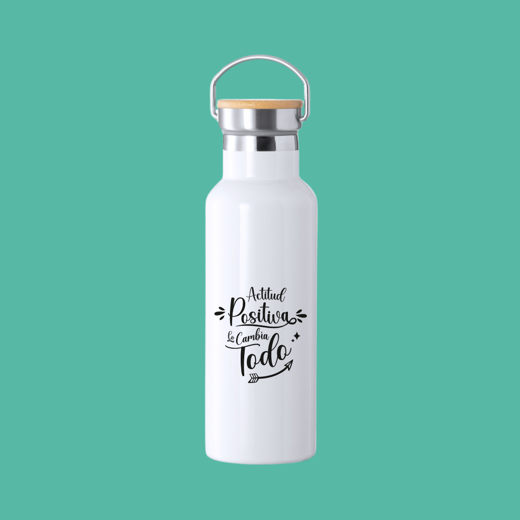 Botella Retro Personalizable – 700 ml Acero Inox