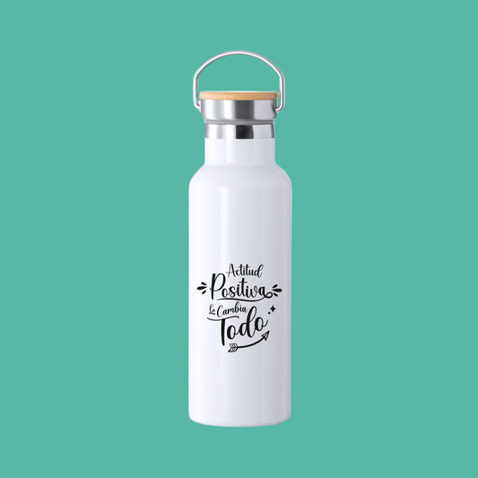 Botella Retro Personalizable – 700 ml Acero Inox