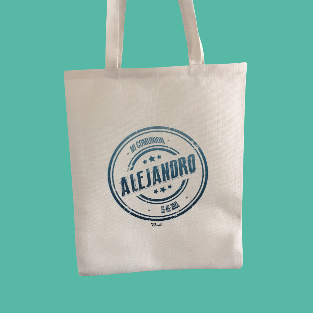 Bolsa de Lino Personalizable – Tipo Tote Bag