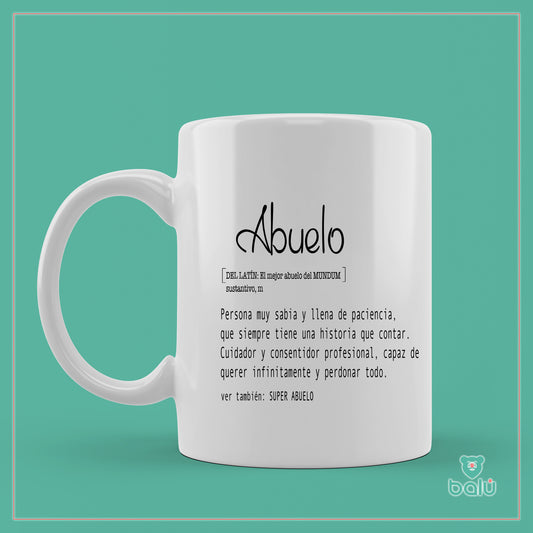 Taza cerámica " Taza Abuelo definición"