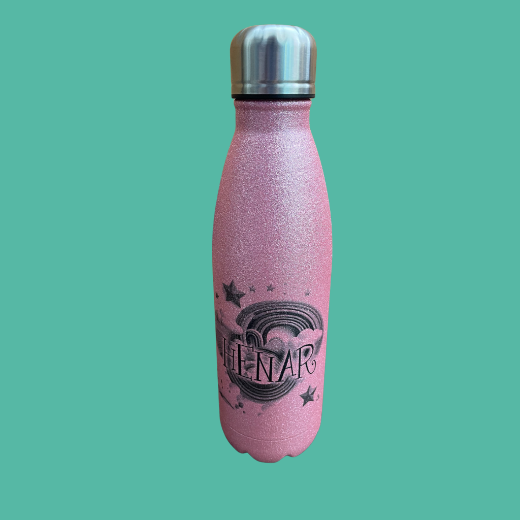 Botella Térmica Personalizable con Efecto Purpurina – 500 ml