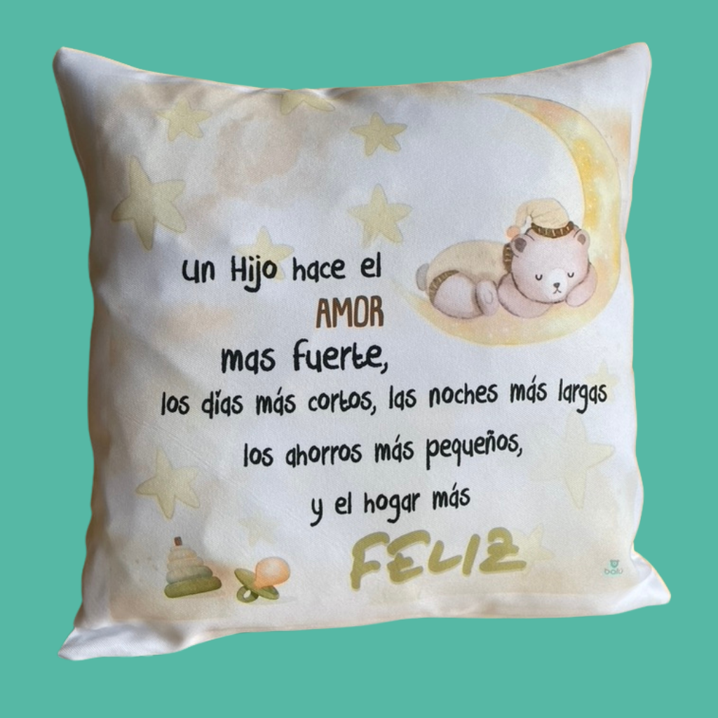 Cojín personalizado 35x35 – Regala comodidad, recuerdos y emociones