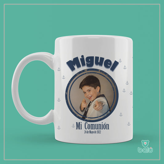 Taza cerámica " Taza Comunión marinera"