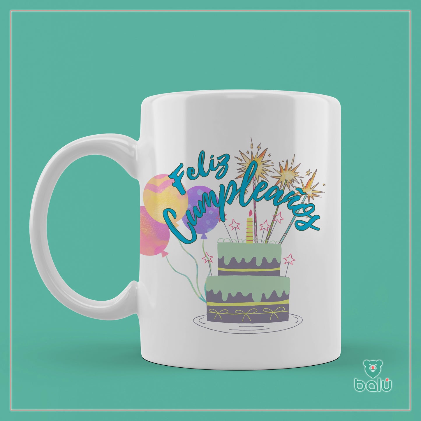 Taza cerámica "Taza Feliz cumpleaños"