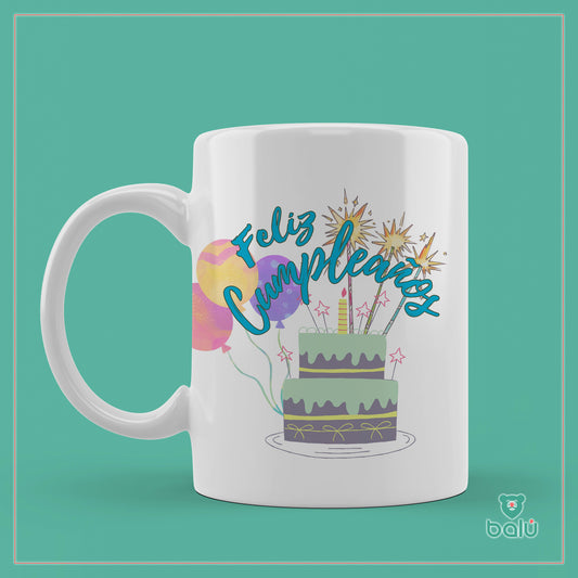 Taza cerámica "Taza Feliz cumpleaños"