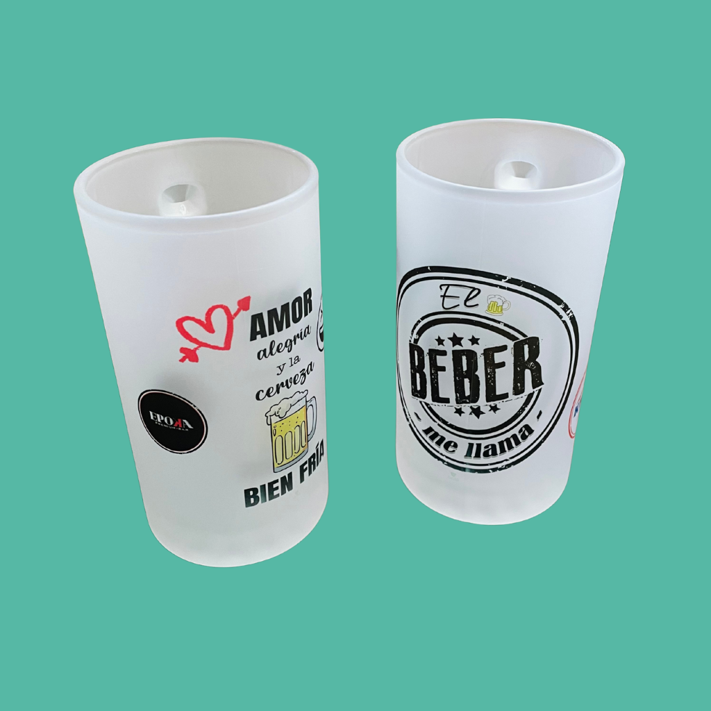 Jarra de cerveza esmerilada personalizada – Un brindis con estilo y emoción
