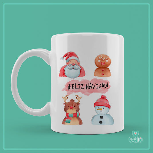 Taza cerámica "Taza Feliz Navidad"