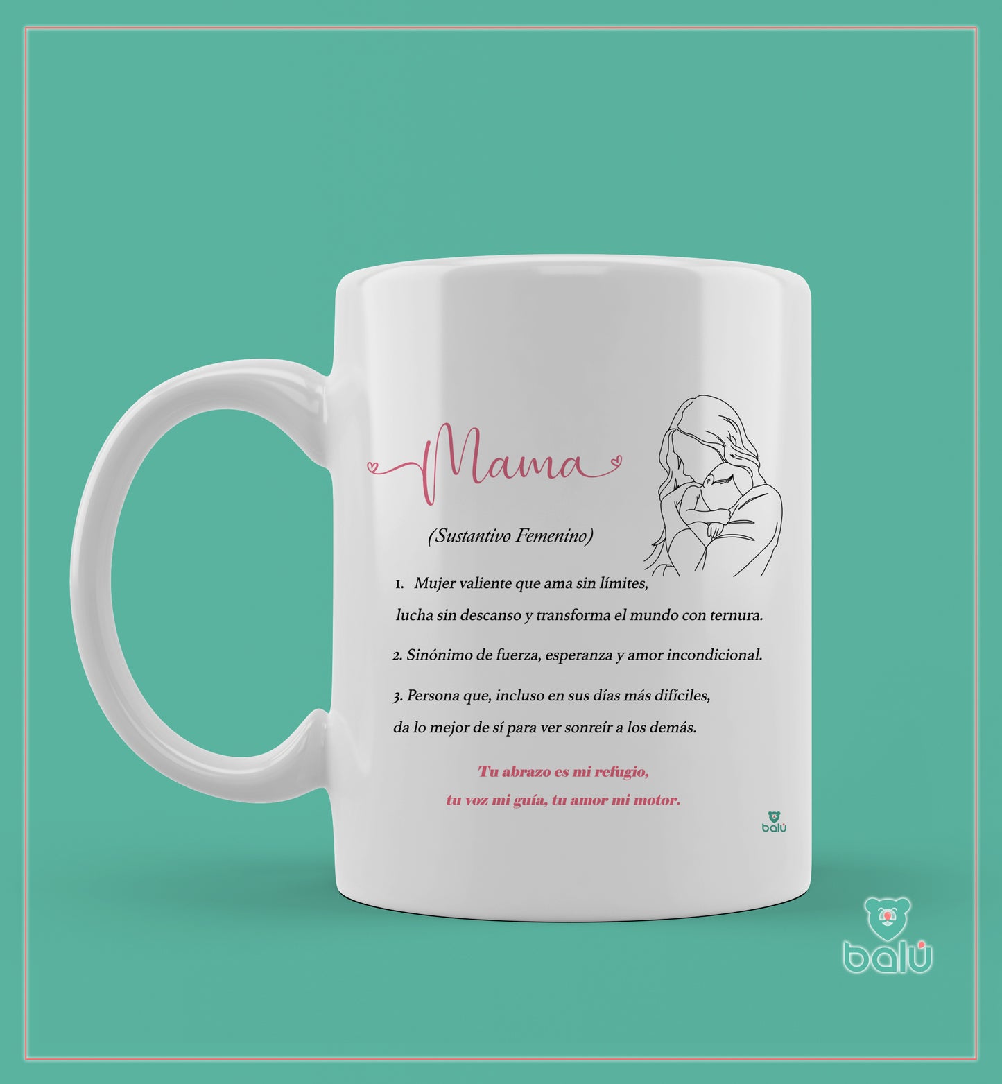 Taza cerámica "Taza  Definición de mamá"