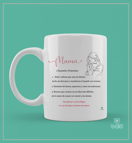 Taza cerámica "Taza  Definición de mamá"