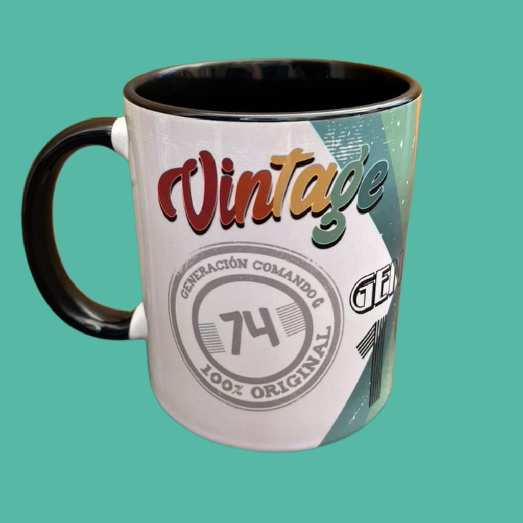 Taza de Cerámica Personalizada con Foto y Texto · Regalo Original