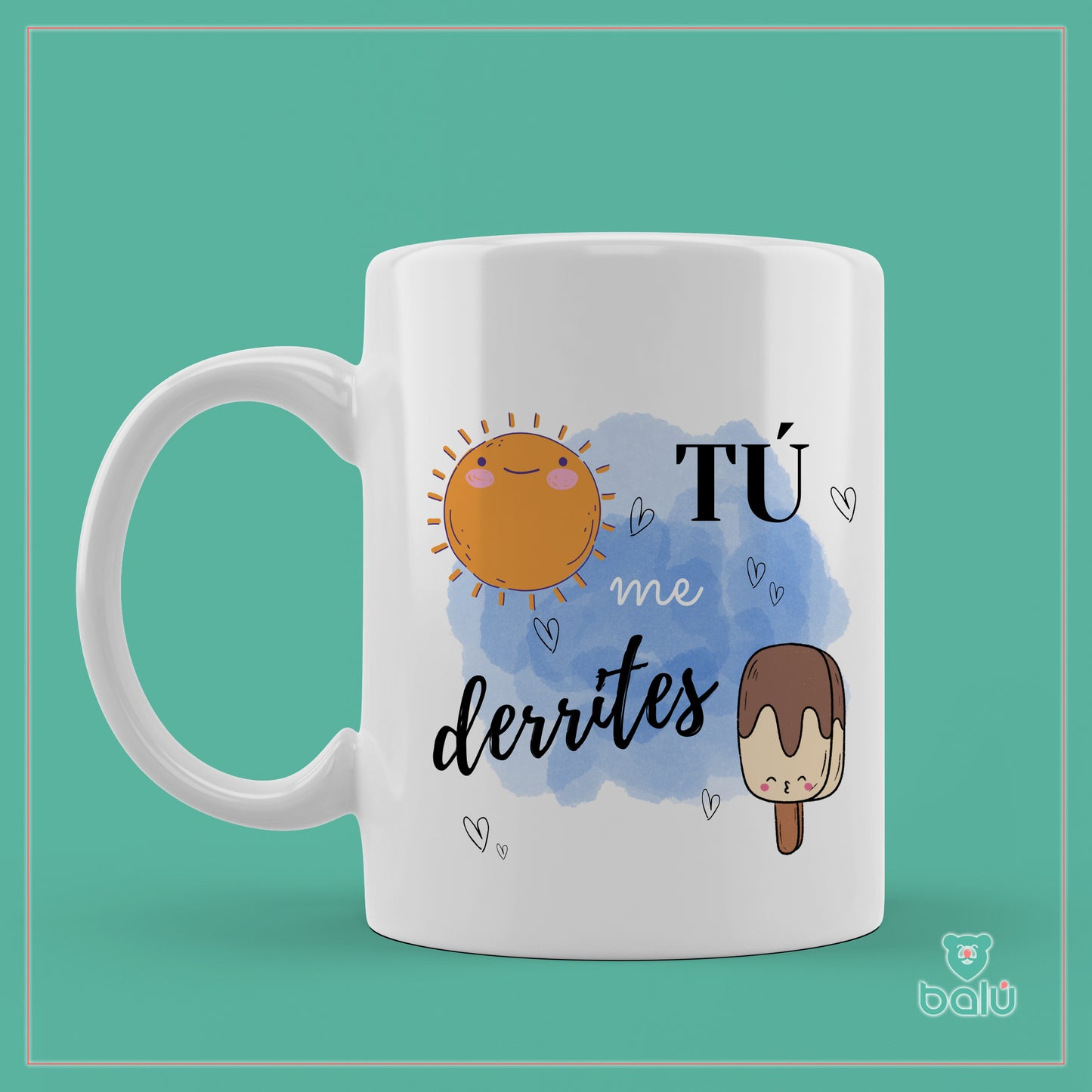 Taza cerámica "Tu me derrites"