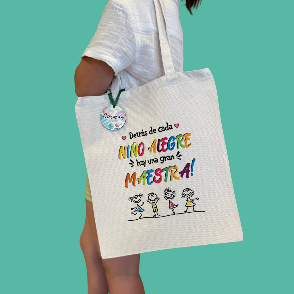 Bolsa de Lino Personalizable – Tipo Tote Bag
