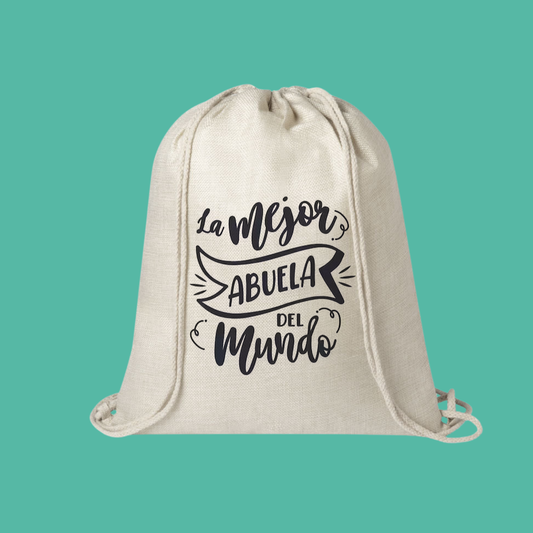 Mochila Personalizada de Cuerdas - Impresión a Todo Color
