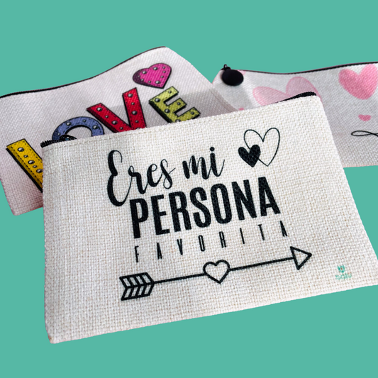 Monedero de Lino Personalizado – Práctico, Natural y Único