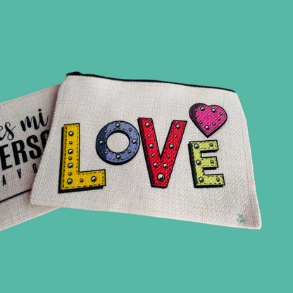 Monedero de Lino Personalizado – Práctico, Natural y Único