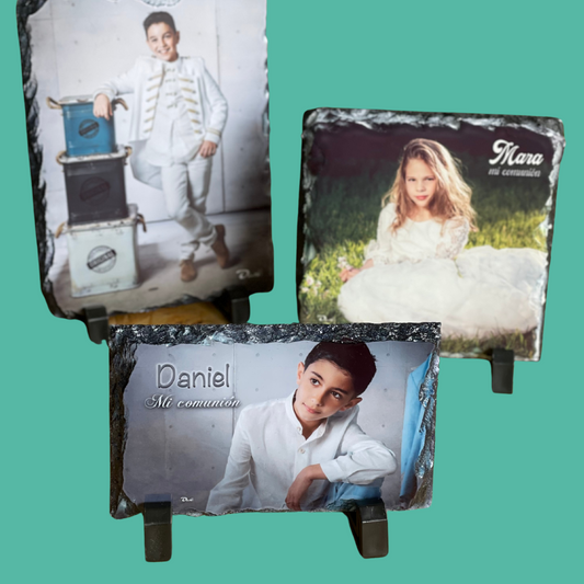 Foto Piedra Personalizada – Impresión en Pizarra con tu Fotografía