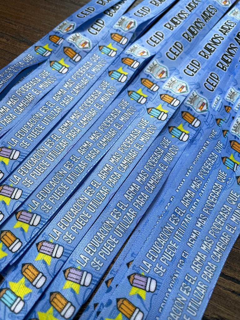 Pulsera de Tela Personalizada · Para Todo Tipo de Eventos y Celebraciones