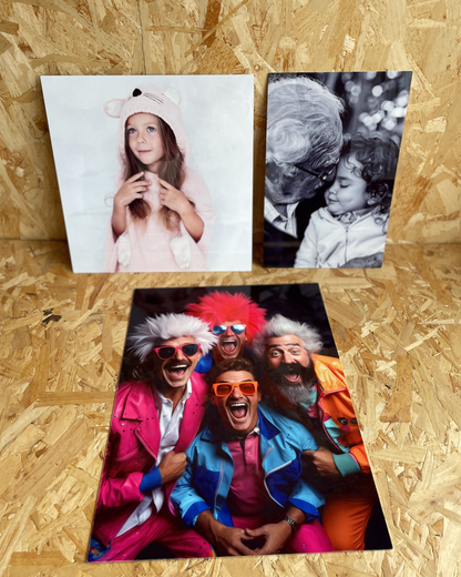 Impresión en Aluminio · Tu Foto con Acabado Premium