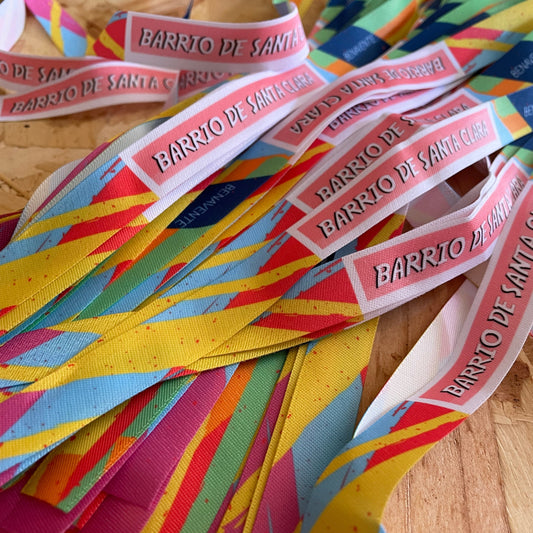 Pulsera de Tela Personalizada · Para Todo Tipo de Eventos y Celebraciones