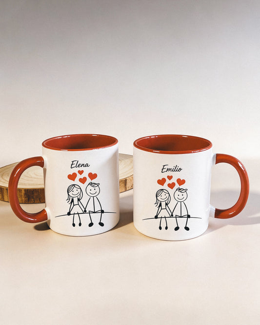 Pack Tazas Personalizadas Pareja San Valentín – regalo pareja