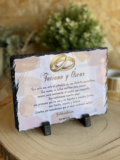Foto Piedra Personalizada con tu Fotografía y Texto