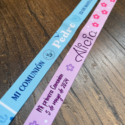 Pulsera de Tela Personalizada · Para Todo Tipo de Eventos y Celebraciones