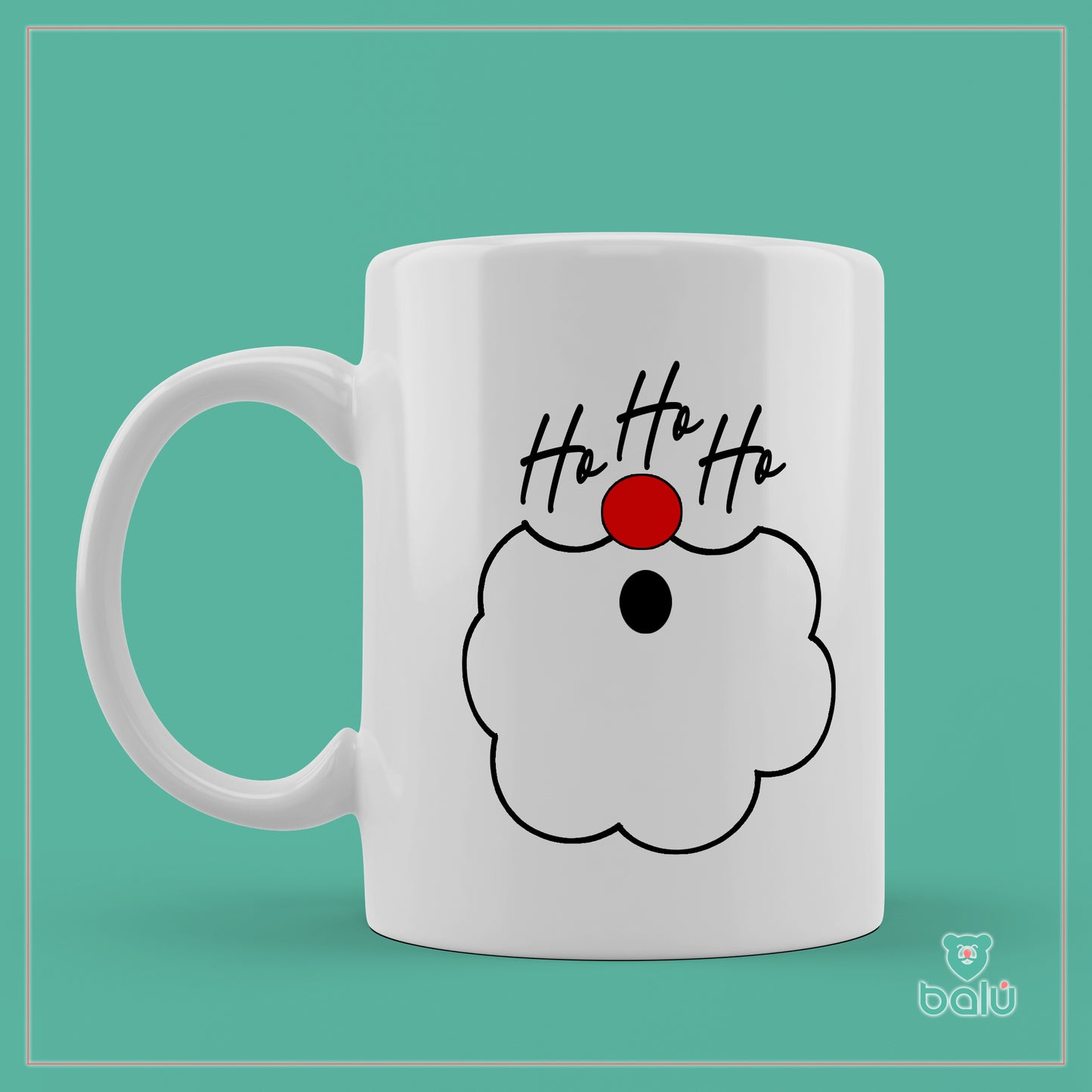 Taza cerámica " Taza Navidad ho, ho,ho"