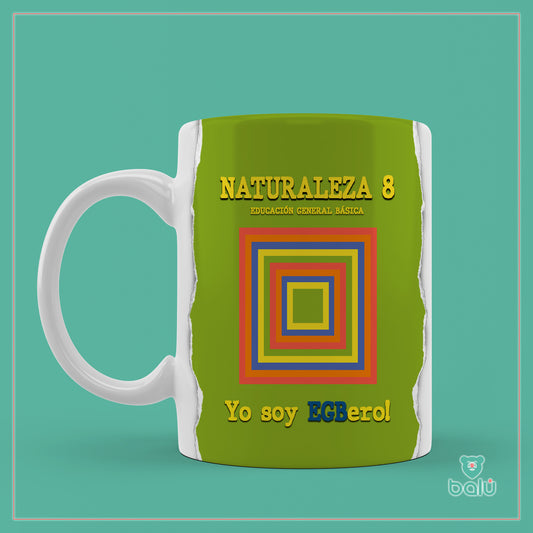 Taza cerámica "Taza Naturaleza EGB"