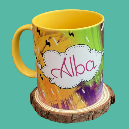 Taza de Cerámica Personalizada con Foto y Texto · Regalo Original