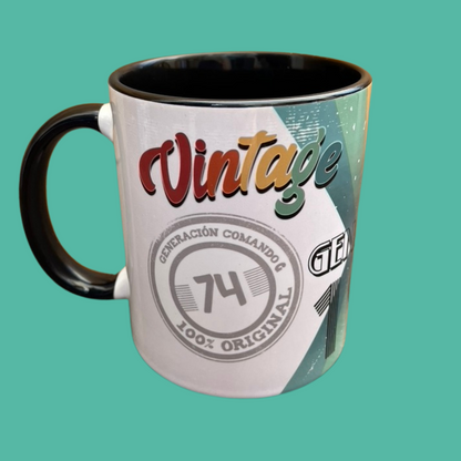 Taza de Cerámica Personalizada con Foto y Texto · Regalo Original