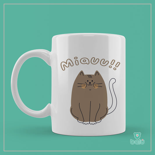 Taza cerámica "Taza Miauu!!