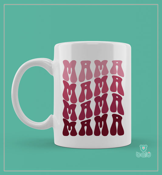 Taza cerámica "Taza mamá, mamá, mamá"
