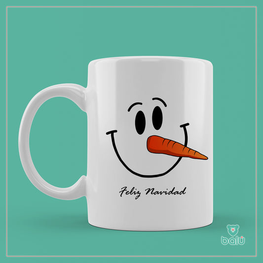 Taza cerámica " Taza Navidad muñeco de nieve"